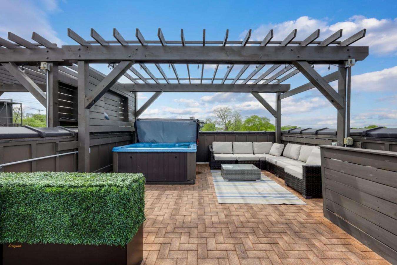 Two Townhomes - Hot Tubs And Rooftop Balconies Nashville Exterior photo